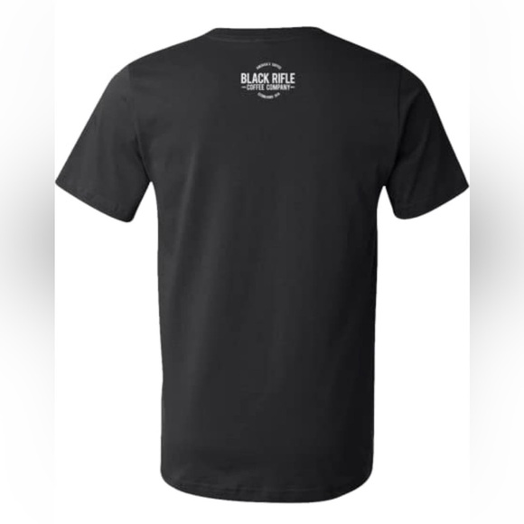 New Black Rifle Coffee Company Stencil AK-47 T-Shirt in Vintage Black - Picture 2 of 4
